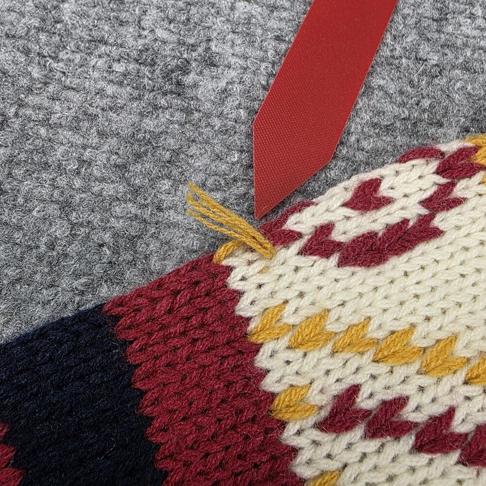 Youngbloods Sweater Men Medium Cream Southwestern Aztec Acrylic Knit Pullover 90 - Picture 15 of 16